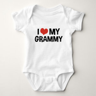 I Love My Grammy Baby Bodysuit