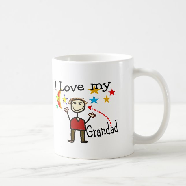 I Love My Grand Dad Coffee Mug (Right)