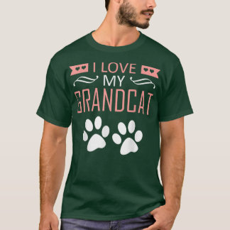 I love my Grandcat - Cat Lover Granddad Grandma Gr T-Shirt