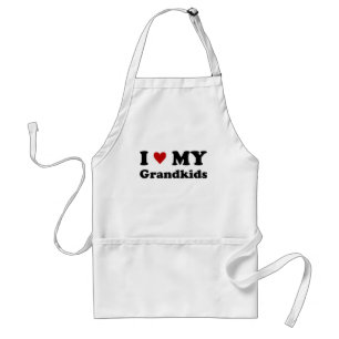 I Love My Grandchildren Standard Apron