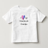 I Love My Grandma and Grandpa T-Shirt