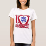 I Love My Grandma red heart - photo T-Shirt<br><div class="desc">I Love My Grandma red heart - photo</div>