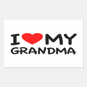 I love my Grandma Sticker