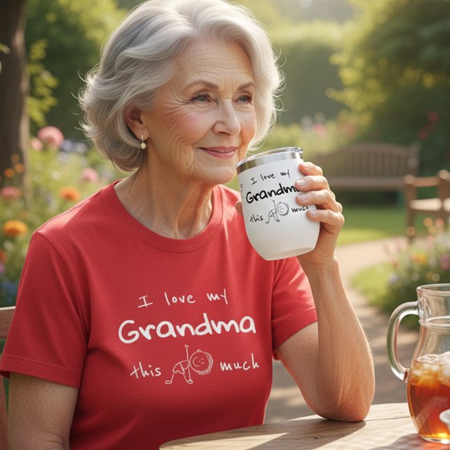 I Love my Grandma Typography Named Graphic (Creator Uploaded)