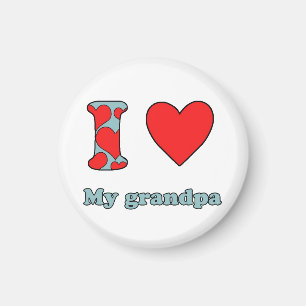 I love my grandpa magnet