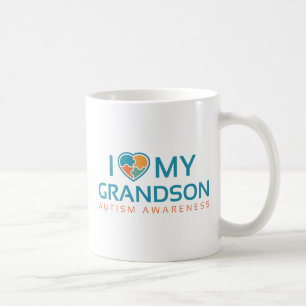 I Love My Grandson Coffee Mug