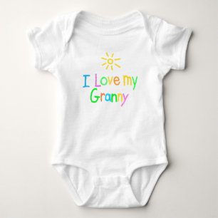 I Love My Granny Baby Bodysuit