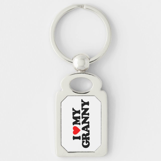 I LOVE MY GRANNY KEYCHAIN (Front)