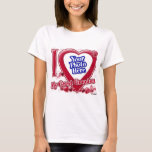 I Love My Great Grandma red heart - photo T-Shirt<br><div class="desc">I Love My Great Grandma red heart - photo</div>