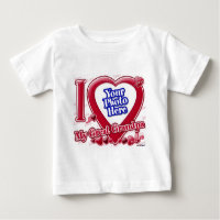 I Love My Great Grandpa red heart - photo