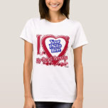 I Love My Great Grandpa red heart - photo T-Shirt<br><div class="desc">I Love My Great Grandpa red heart - photo</div>