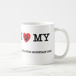 I LOVE MY GREATER SWISS MOUNTAIN DOG COFFEE MUG