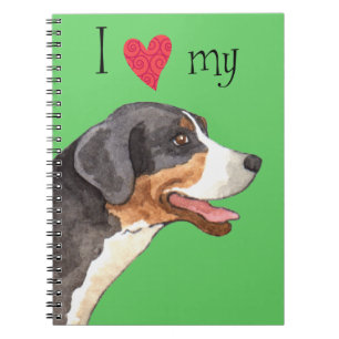 I Love my Greater Swiss Mountain Dog Notebook