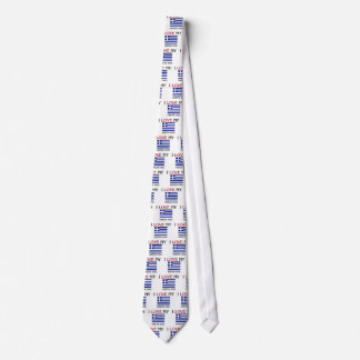 I Love My Greek Dad Tie
