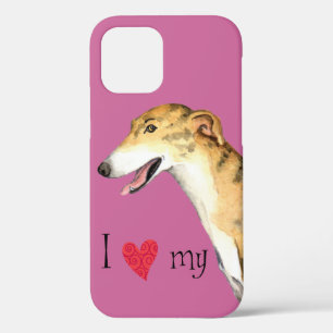 I Love my Greyhound iPhone 12 Case