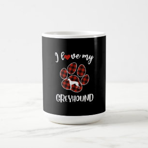i love my greyhound valentine dog lover coffee mug
