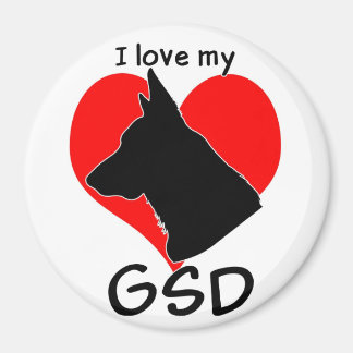I love my GSD! Magnet