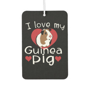I Love My Guinea Pig Cute Guinea Pig Lovers Air Freshener