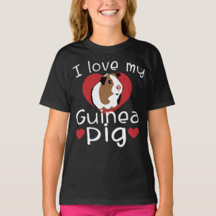 I Love My Guinea Pig Cute Guinea Pig Lovers T-Shirt
