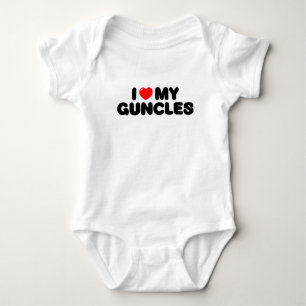 I Love My Guncles. Baby Bodysuit