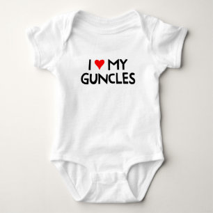 I Love My Guncles. Baby Bodysuit
