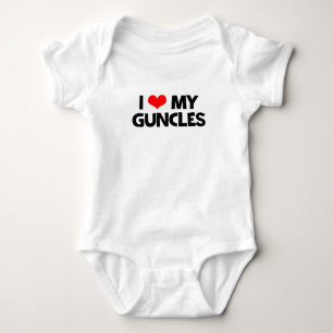 I Love My Guncles. Baby Bodysuit