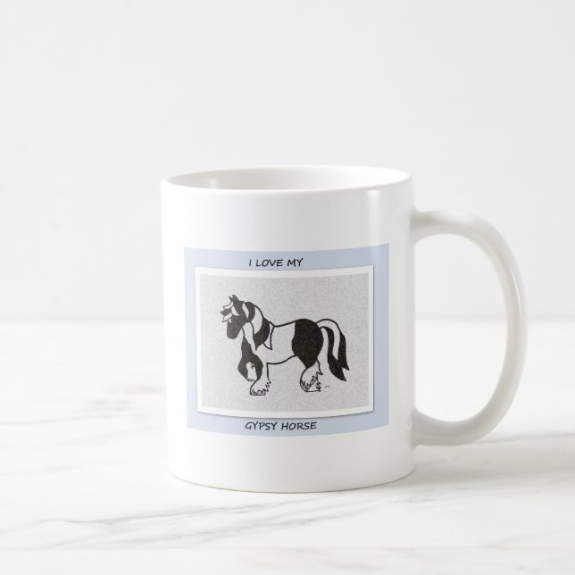 I love my gypsy horse mug (Right)