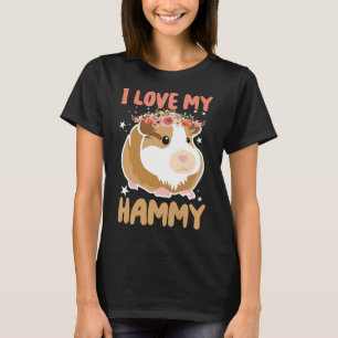 I Love My Hammy T Shirt for Hamster Lovers T-Shirt