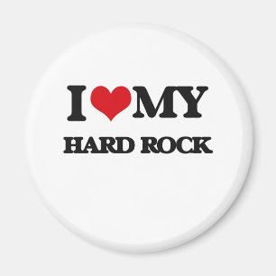 I Love My HARD ROCK Magnet