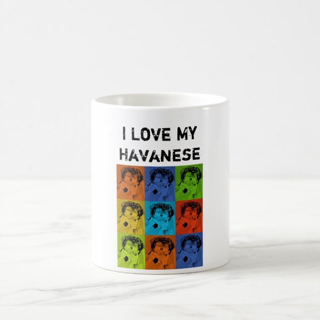I Love My Havanese Coffee Mug (Center)