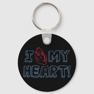 I Love My Heart Keychain