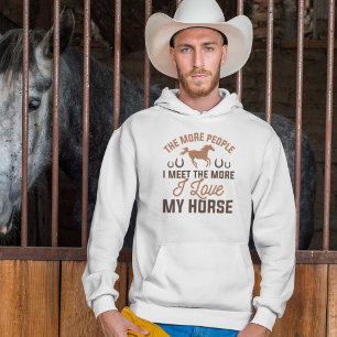 I Love My Horse Hoodie