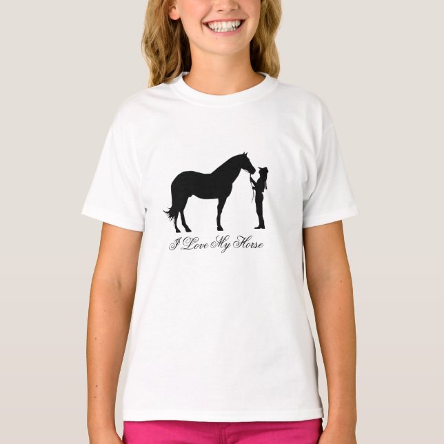 I Love My Horse T-Shirt (Front)