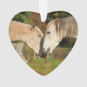 "I Love My Horses" Christmas Ornament