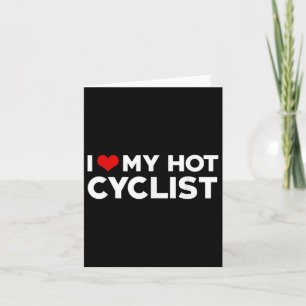 I Love My Hot Badminton Player Husband Wife Boyfri Card