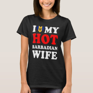 I love My Hot Barbadian Wife Husband T-Shirt