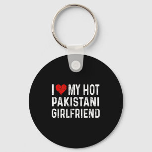 I Love My Hot Pakistani Girlfriend - Heart - Pakis Keychain