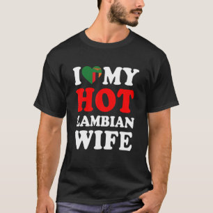 I love My Hot Zambian Wife Husband T-Shirt
