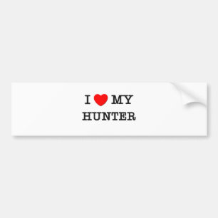 I Love My HUNTER Bumper Sticker
