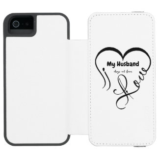 I Love My Husband • Always and forever Incipio Watson™ iPhone 5 Wallet Case