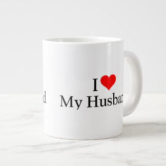 I love my husband large coffee mug