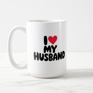 "I Love My Husband - Romantic Valentine's Day Gift Coffee Mug