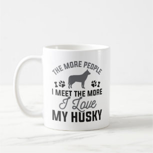 I Love My Husky Coffee Mug