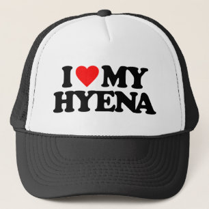 I LOVE MY HYENA TRUCKER HAT