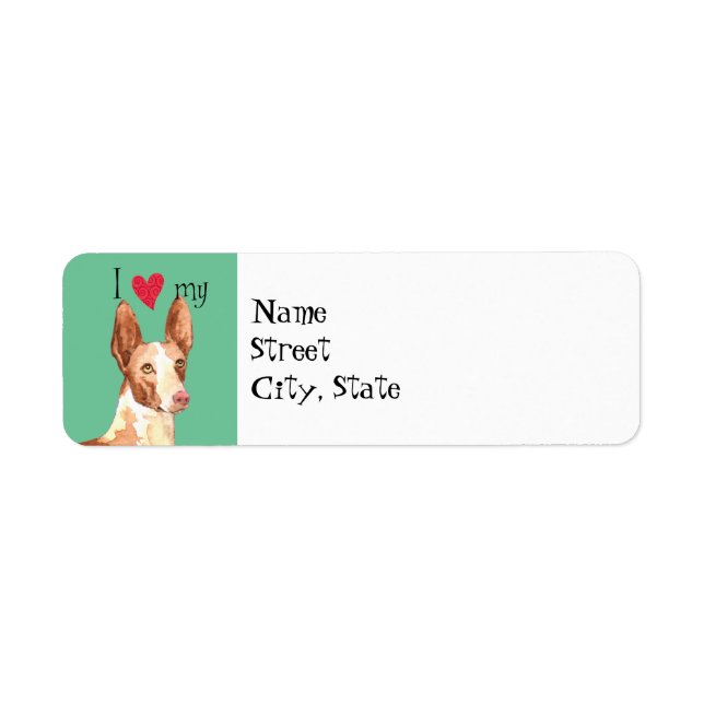 I Love my Ibizan Hound (Front)