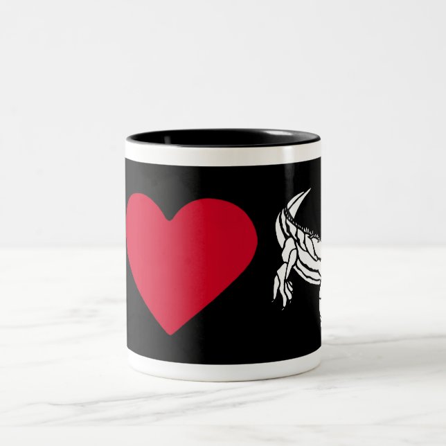 "I Love my Iguana" Two-Tone Coffee Mug (Center)