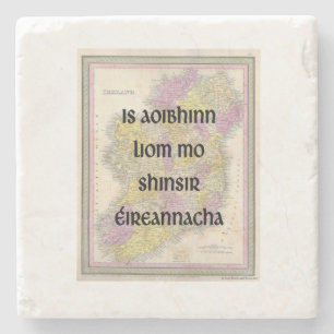 I Love My Irish Ancestors Custom Coasters