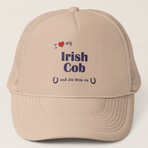 I Love My Irish Cob (Female Horse) Trucker Hat