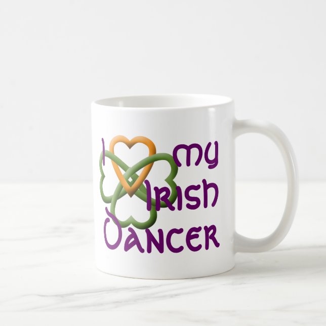 I love my Irish Dancer - customizable Coffee Mug (Right)