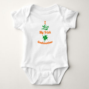 I Love My Irish Godmother St. Patrick's Day Baby Bodysuit
